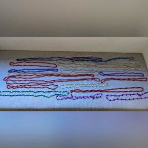Mardi Gras Style Beads (20 Pairs)